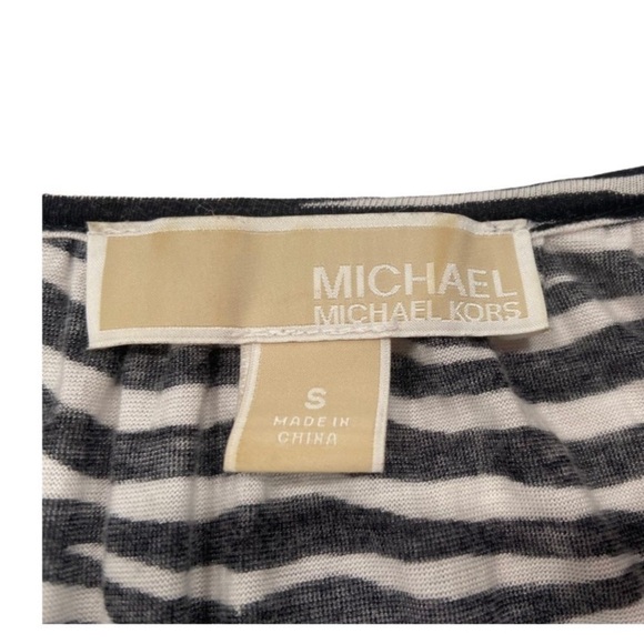 MICHAEL Michael Kors Black and White Zebra Print Blouse - Picture 7 of 7